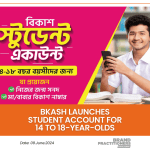 bKash launches student account for 14 to 18-year-olds