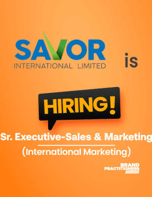 Savor International Limited is hiring Sr. Executive-Sales & Marketing