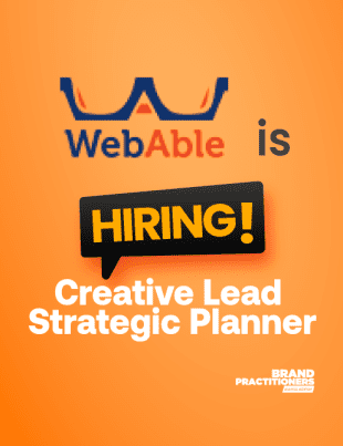 WebAble Digital is hiring Creative Lead Strategic Planner