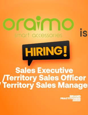 ORAIMO smart accessories is hiring Sales Executive/Territory Sales Officer / Territory Sales Manager