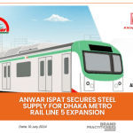 Anwar Ispat Secures Steel Supply for Dhaka Metro Rail Line 5 Expansion