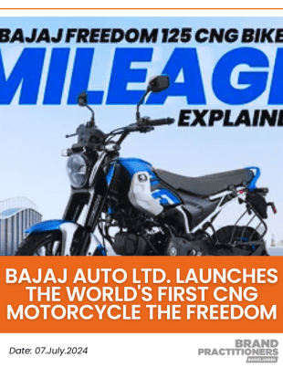 Bajaj Auto Ltd. Launches the World's First CNG Motorcycle The Freedom