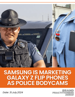 Samsung is marketing Galaxy Z Flip phones as police bodycams