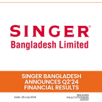 Singer Bangladesh announces Q2’24 financial results