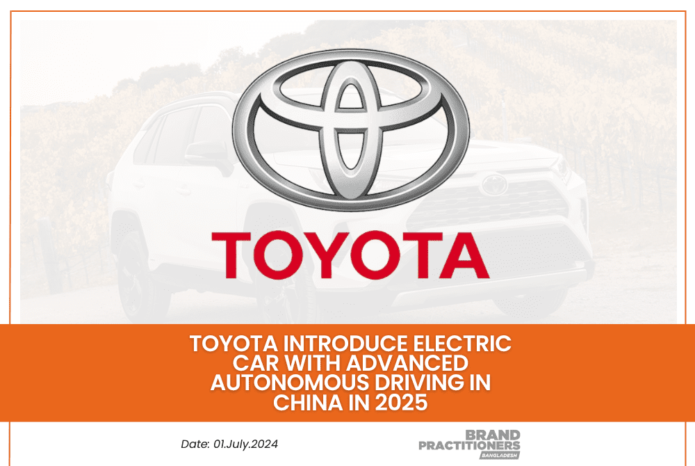 Toyota introduce Electric Car with Advanced Autonomous Driving in China in 2025