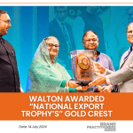 Walton awarded “National Export Trophy’s” gold crest