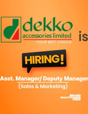 Dekko Accessories Ltd. is hiring Asst. Manager/ Deputy Manager for Sales & Marketing