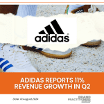 Adidas reports 11% revenue growth in Q2