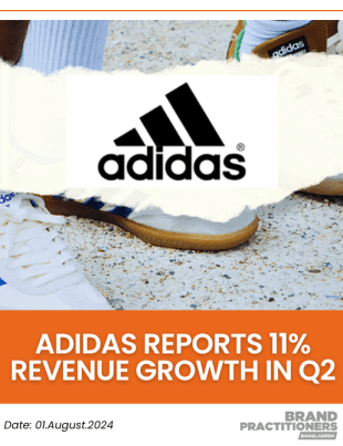 Adidas reports 11% revenue growth in Q2