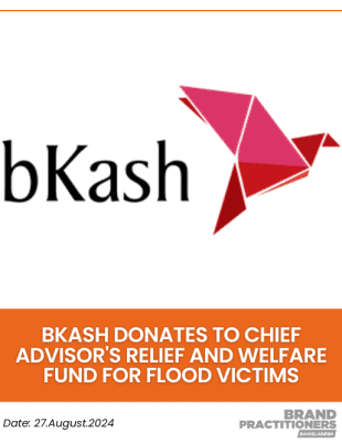 Bkash Donates to chief advisor's relief and welfare fund for flood victims