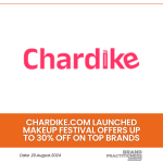 Chardike.com launched Makeup Festival Offers Up to 30% Off on Top Brands.web