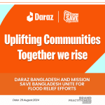 Daraz Bangladesh and Mission Save Bangladesh Unite for Flood Relief Efforts