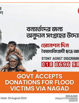 Govt accepts donations for flood victims via Nagad