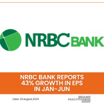 NRBC Bank reports 43% growth in EPS in Jan-Jun