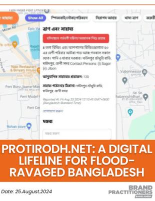 Protirodh.net A digital lifeline for flood-ravaged Bangladesh