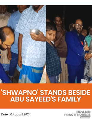 'Shwapno' stands beside Abu Sayeed's family