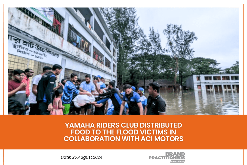 Yamaha Riders Club distributed food to the flood victims in collaboration with ACI Motors