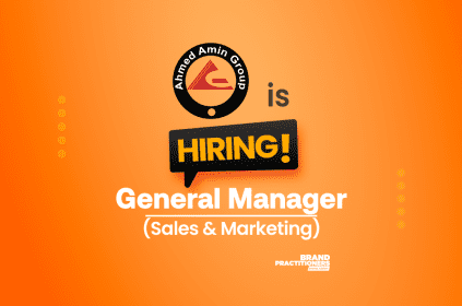 Ahmed Amin Group is hiring General Manager for Sales & Marketing