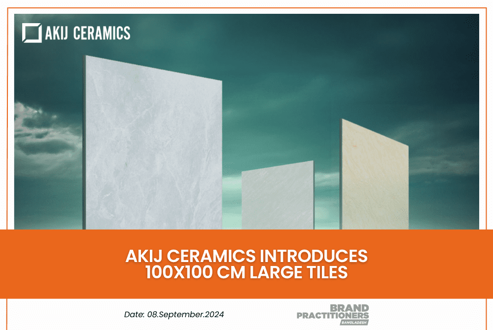 Akij Ceramics introduces 100x100 cm Large Tiles