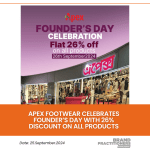 Apex Footwear Celebrates Founder’s Day with 26% Discount on All Products