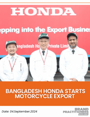 Bangladesh Honda starts motorcycle export