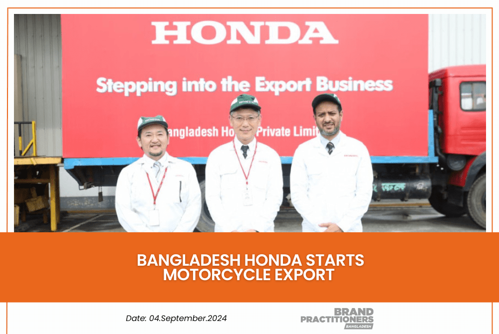 Bangladesh Honda starts motorcycle export