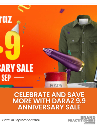 Celebrate and save more with Daraz 9.9 Anniversary Sale