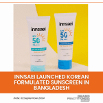 Innsaei launched korean formulated sunscreen in Bangladesh