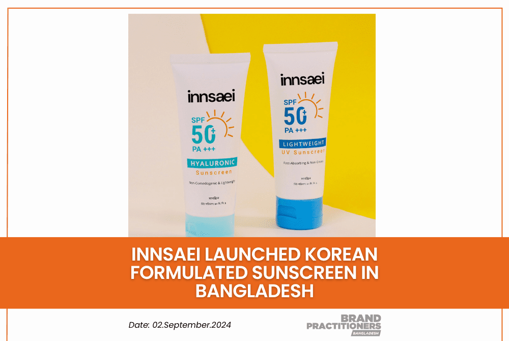 Innsaei launched korean formulated sunscreen in Bangladesh