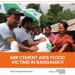 Mir Cement Aids Flood Victims in Rangamati