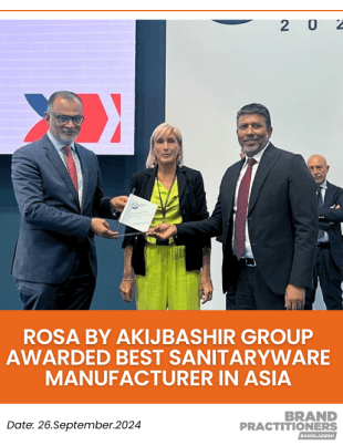 ROSA by AkijBashir Group Awarded Best Sanitaryware Manufacturer in Asia.updated