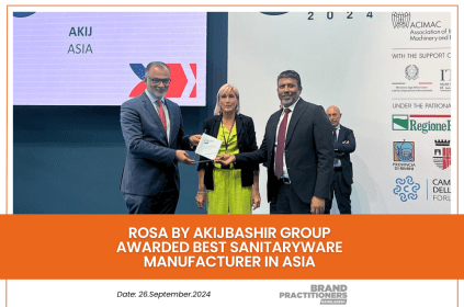 ROSA by AkijBashir Group Awarded Best Sanitaryware Manufacturer in Asia.updated