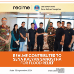 Realme contributes to Sena Kalyan Sangstha for flood relief