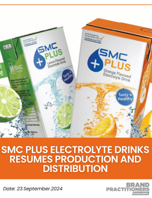 SMC Plus Electrolyte Drinks resumes Production and Distribution