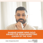 Shabab Sabbir wins Gold Award for Asian Marketing Leader of the Year