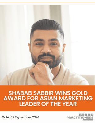 Shabab Sabbir wins Gold Award for Asian Marketing Leader of the Year