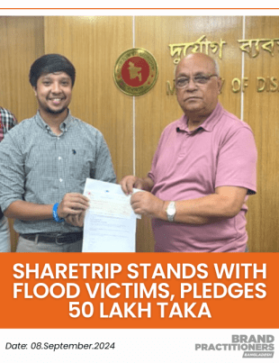 ShareTrip Stands with Flood Victims, pledges 50 Lakh Taka