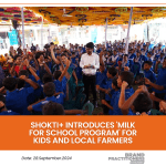 Shokti+ introduces 'Milk for School Program' for Kids and Local Farmers