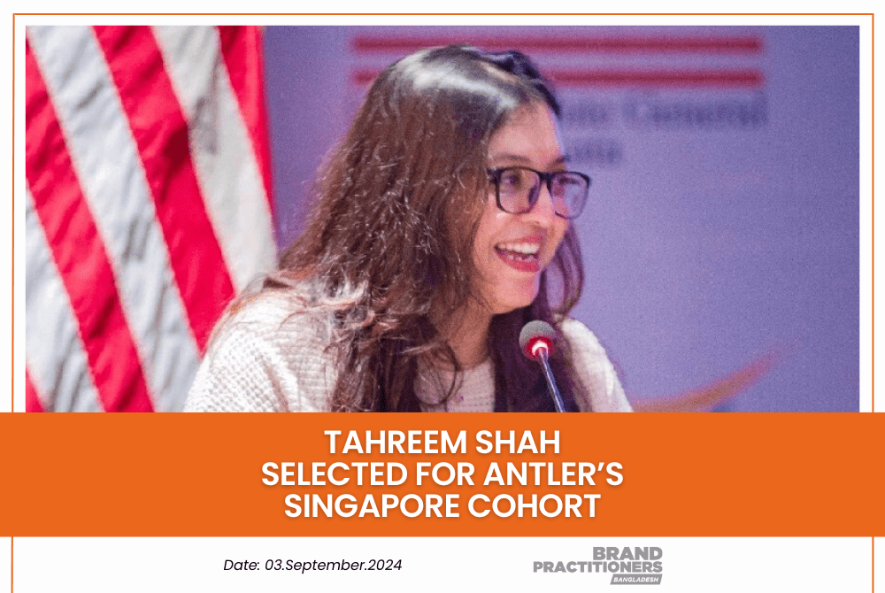 Tahreem Shah selected for Antlers Singapore Cohort