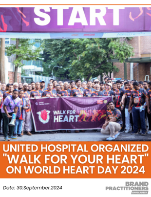 United Hospital organized "Walk for Your Heart" on World Heart Day 2024