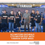 ACI Motors enthrals Ctg Motor Fest with Yamaha super bikes