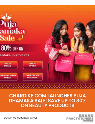 Chardike.com launches Puja Dhamaka Sale Save Up to 80% on Beauty Products