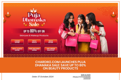 Chardike.com launches Puja Dhamaka Sale Save Up to 80% on Beauty Products