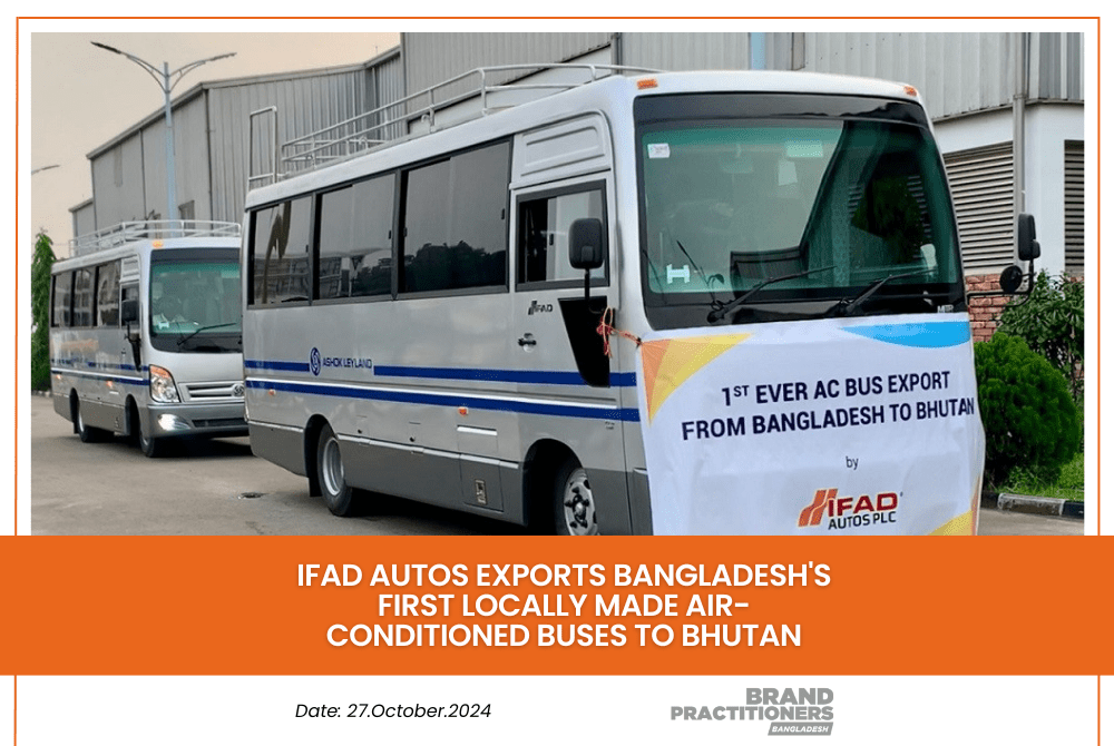 IFAD Autos Exports Bangladesh's First Locally Made Air-Conditioned Buses to Bhutan