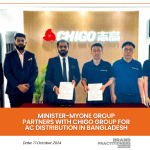 Minister-MyOne Group Partners with CHIGO Group for AC Distribution in Bangladesh