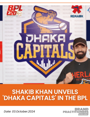 Shakib Khan Unveils 'Dhaka Capitals' in the BPL