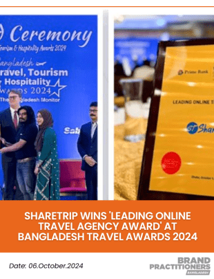 ShareTrip wins 'Leading Online Travel Agency Award' at Bangladesh Travel Awards 2024