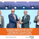 Sk Bashir Uddin Honored as 'Best Business Person of the Year' at the 22nd DHL-The Daily Star Bangladesh Business Awards.web