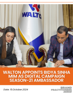 WALTON appoints Bidya Sinha Mim as Digital Campaign Season-21 Ambassador