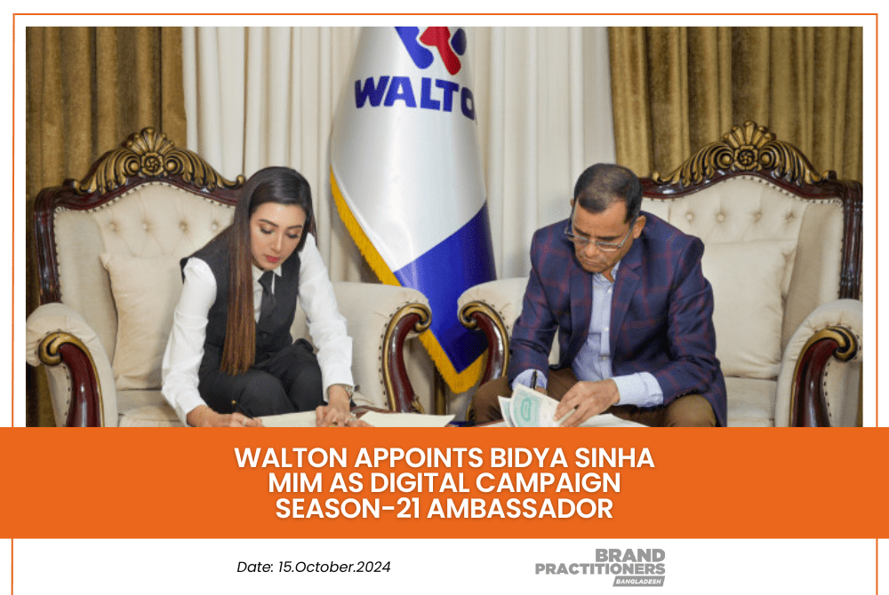 WALTON appoints Bidya Sinha Mim as Digital Campaign Season-21 Ambassador